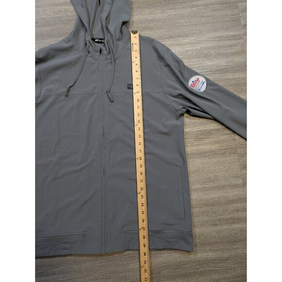 Travis Mathew Men's Large Wanderlust Coors Light Hoodie Jacket Full Zip Gray - Picture 8 of 9